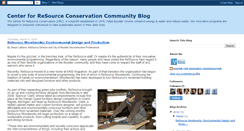 Desktop Screenshot of conservationcenter.blogspot.com