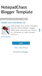 Mobile Screenshot of notepadchaos-btf.blogspot.com