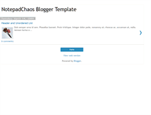 Tablet Screenshot of notepadchaos-btf.blogspot.com