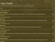 Tablet Screenshot of ispyafamily.blogspot.com