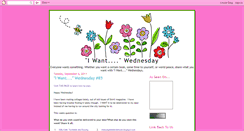 Desktop Screenshot of iwantwednesday.blogspot.com