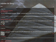 Tablet Screenshot of cuisinedefancy.blogspot.com