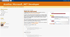 Desktop Screenshot of dotnetdeving.blogspot.com