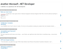 Tablet Screenshot of dotnetdeving.blogspot.com