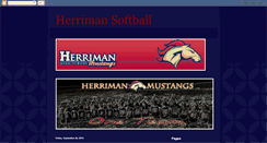 Desktop Screenshot of herrimansoftball.blogspot.com