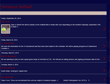 Tablet Screenshot of herrimansoftball.blogspot.com