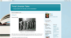 Desktop Screenshot of ferallibrarytales.blogspot.com