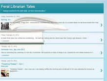 Tablet Screenshot of ferallibrarytales.blogspot.com