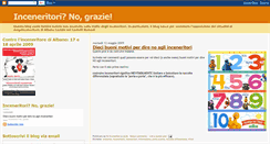 Desktop Screenshot of inceneritori-no-grazie.blogspot.com