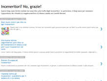 Tablet Screenshot of inceneritori-no-grazie.blogspot.com