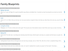 Tablet Screenshot of familyblueprints.blogspot.com