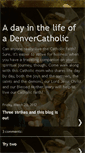 Mobile Screenshot of adayinthelifeofadenvercatholic.blogspot.com