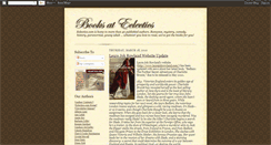 Desktop Screenshot of books-at-eclectics.blogspot.com