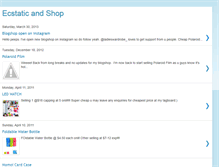 Tablet Screenshot of ecstatic-and-shop.blogspot.com