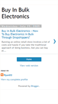 Mobile Screenshot of buyinbulkelectronics.blogspot.com