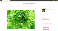 Desktop Screenshot of lovesaturday.blogspot.com