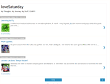 Tablet Screenshot of lovesaturday.blogspot.com