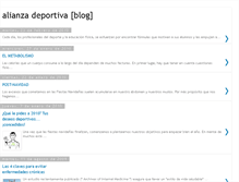 Tablet Screenshot of alianzadeportiva.blogspot.com