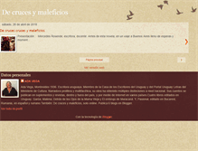 Tablet Screenshot of decrucesyhechiceras.blogspot.com