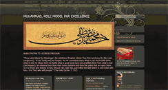 Desktop Screenshot of muhammad-theideal.blogspot.com