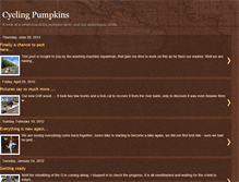 Tablet Screenshot of cyclingpumpkins.blogspot.com