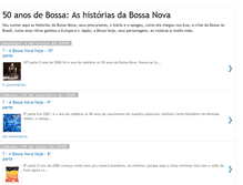 Tablet Screenshot of historiasbossanova.blogspot.com