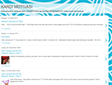 Tablet Screenshot of kardi-motivasi.blogspot.com