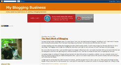 Desktop Screenshot of mybloggingbusiness.blogspot.com