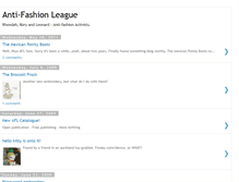 Tablet Screenshot of antifashionblog.blogspot.com