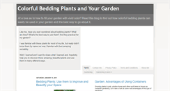 Desktop Screenshot of bedding-plants.blogspot.com