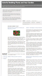 Mobile Screenshot of bedding-plants.blogspot.com