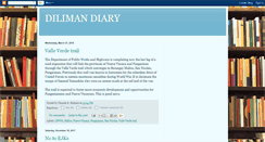 Desktop Screenshot of diliman-diary.blogspot.com