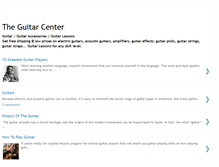 Tablet Screenshot of guitar-lesson-reviews.blogspot.com