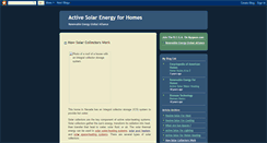 Desktop Screenshot of activesolarhomes.blogspot.com