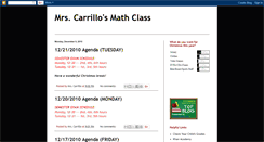 Desktop Screenshot of mrscarrillosmathclass.blogspot.com