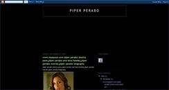 Desktop Screenshot of bio-piper-perabo.blogspot.com