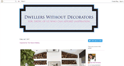 Desktop Screenshot of dwellerswithoutdecorators.blogspot.com
