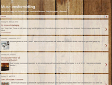 Tablet Screenshot of museumsformidling.blogspot.com