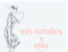 Tablet Screenshot of misdetallesymas.blogspot.com