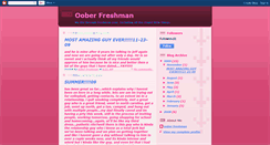 Desktop Screenshot of ooberfreshman.blogspot.com