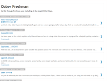 Tablet Screenshot of ooberfreshman.blogspot.com