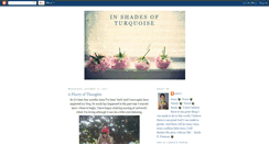 Desktop Screenshot of inshadesofturquoise.blogspot.com