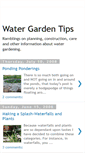Mobile Screenshot of flips-watergardentips.blogspot.com