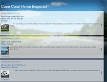 Tablet Screenshot of capecoralhomeinspection.blogspot.com