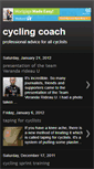 Mobile Screenshot of mybikecoach.blogspot.com