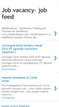 Mobile Screenshot of jobfeed.blogspot.com