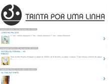 Tablet Screenshot of editoratrintaporumalinha.blogspot.com