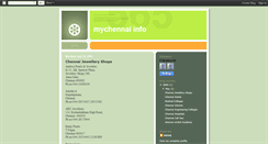 Desktop Screenshot of mychennaiinfo.blogspot.com