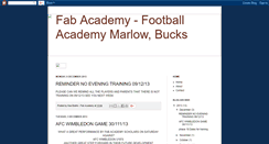 Desktop Screenshot of fabacademy.blogspot.com