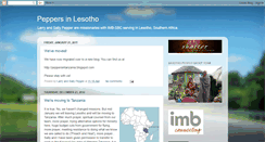 Desktop Screenshot of peppersinugandaandlesotho.blogspot.com